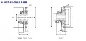 TLB 經(jīng)濟鋼珠型扭矩限制器